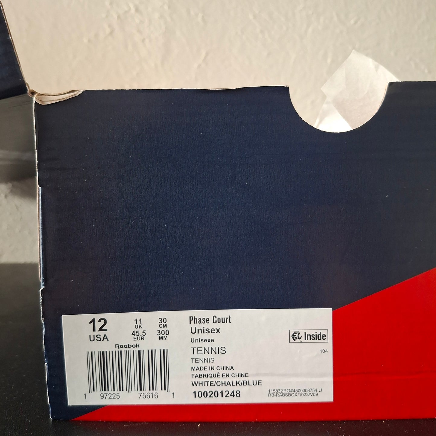Reebok Phase Court- Size 12