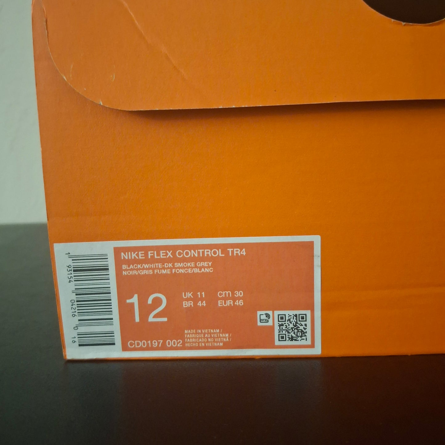 Size 12- Nike Flex Control 4 Black