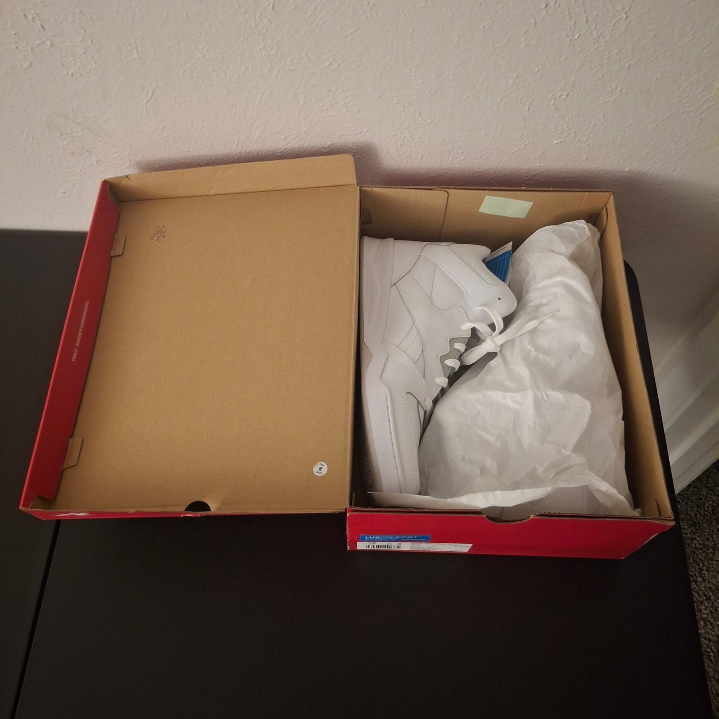 Size 12 - Reebok Royal BB4500 2 High White Light Solid Grey