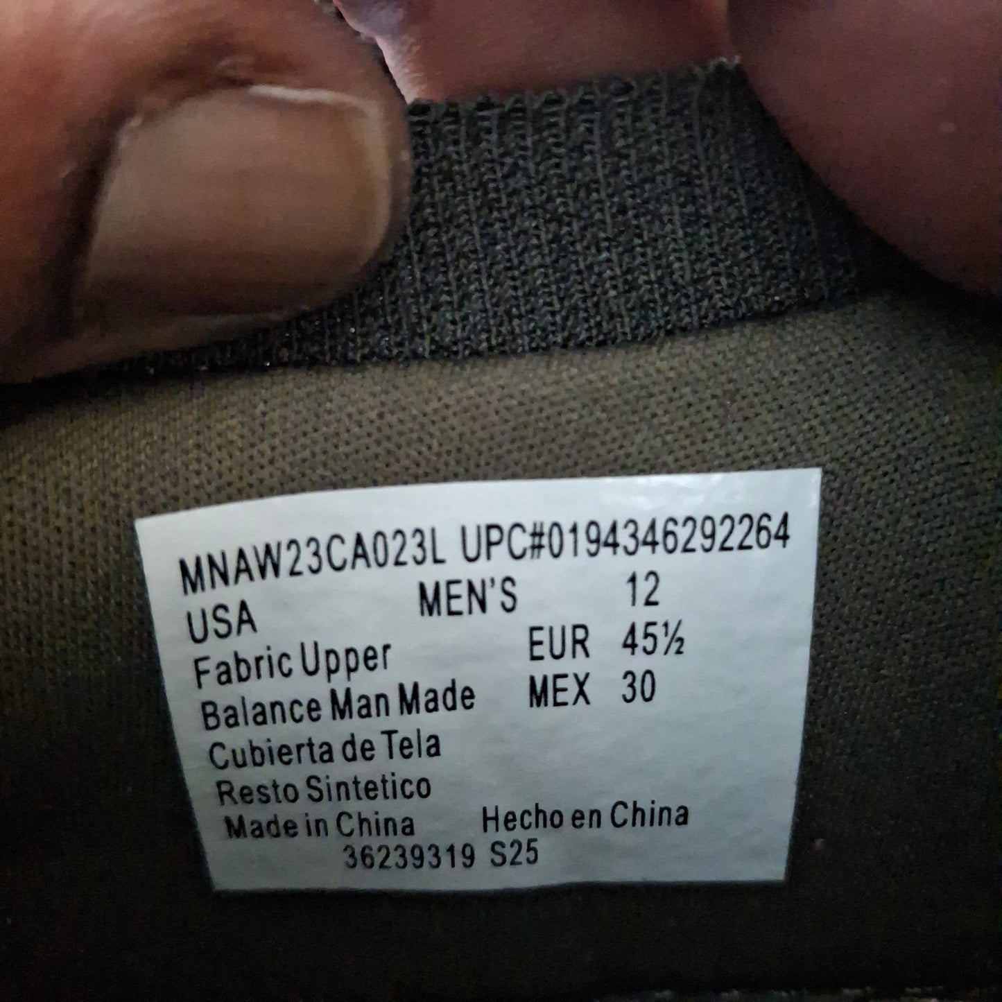 Athletic Works Men's Shoes Slip On- Size 12
