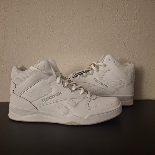 Size 12 - Reebok Royal BB4500 2 High White Light Solid Grey