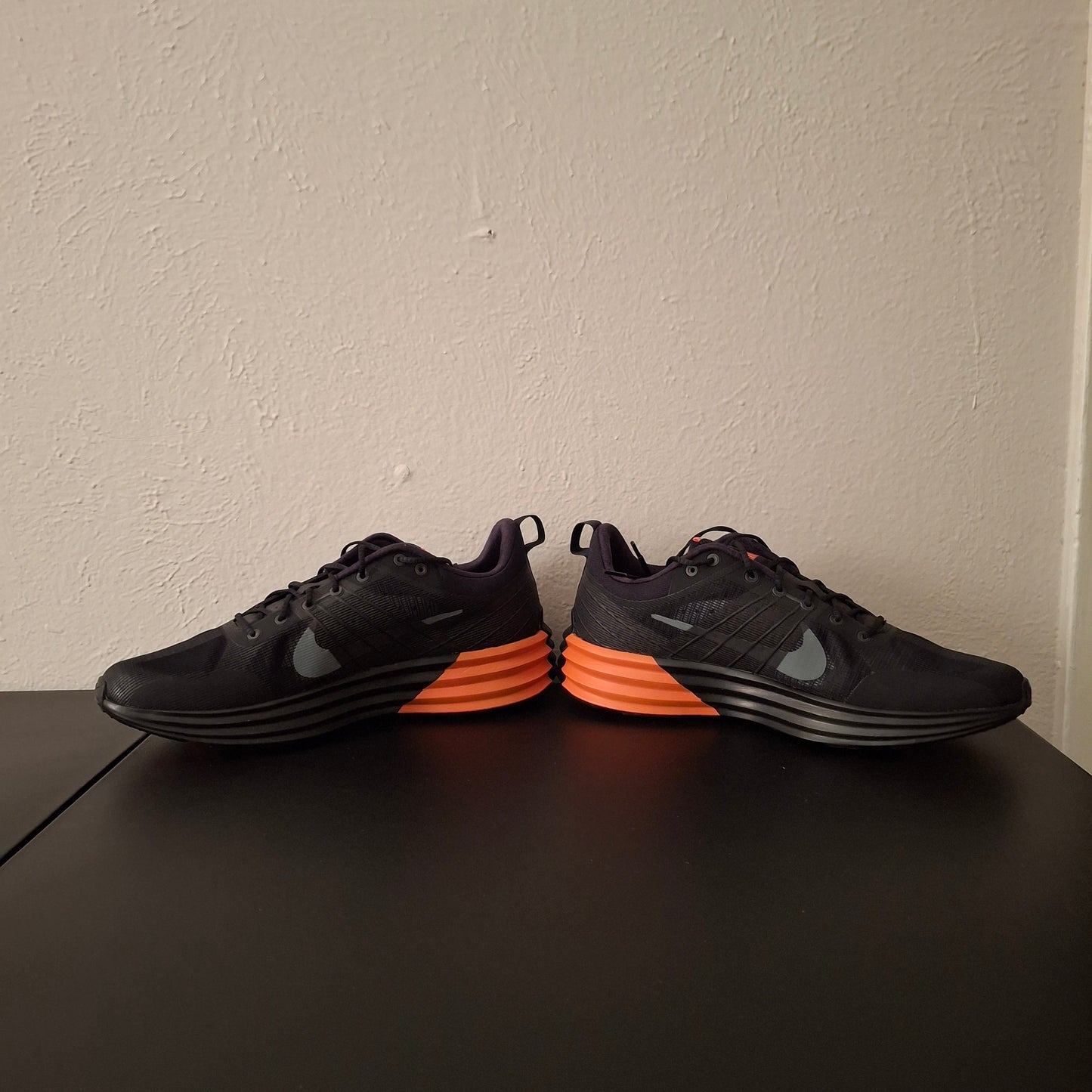 Size 12 - Nike Lunar Roam Black Safety Orange