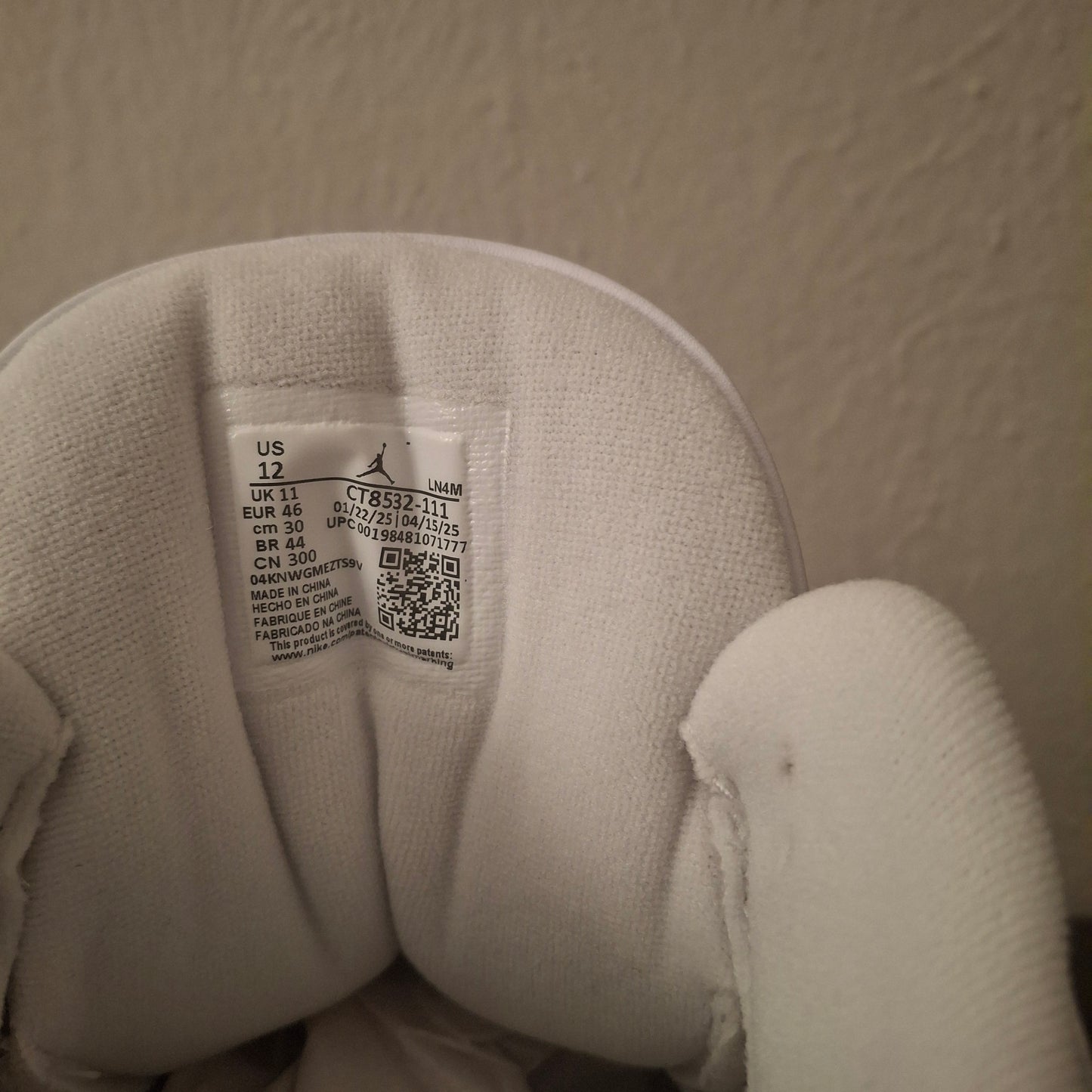 Size 12 - Air Jordan 3 Retro 2025 Pure Money